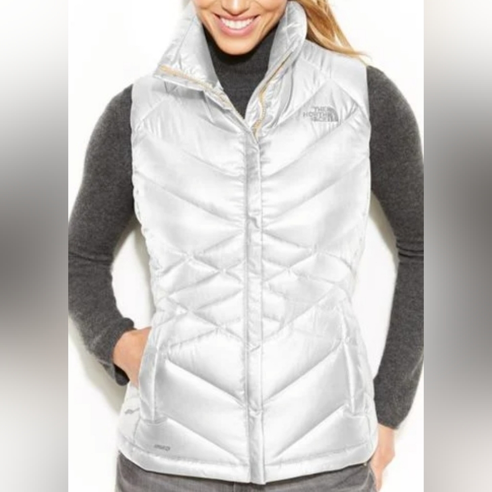 The North Face Women's Silver Quilted Vest